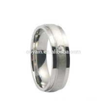 La bague de mariage pour hommes les plus chaudes en acier inoxydable pour hommes